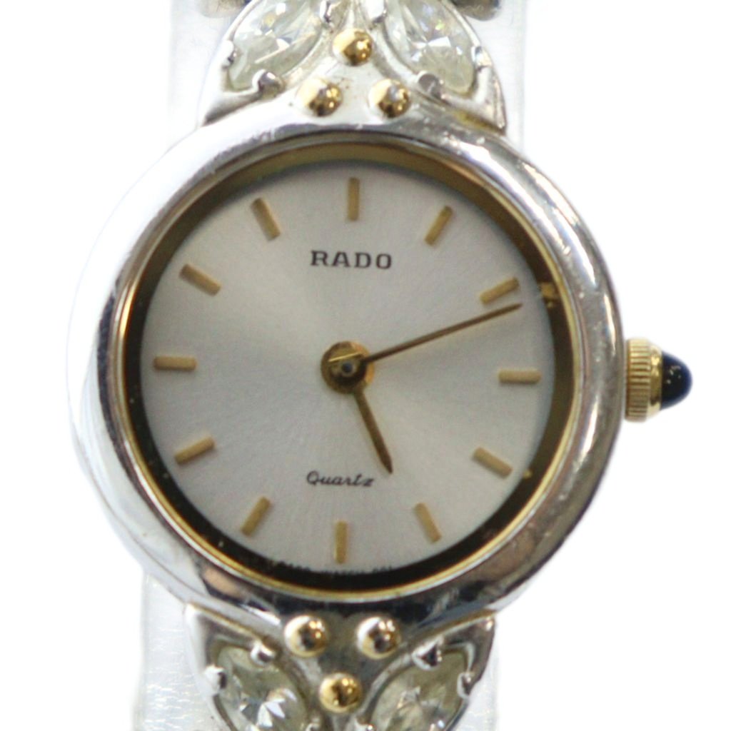 【中古】ラドー RADO ジャンク品 腕時計 ウォッチ クォーツ ロゴ シルバー色 133.9684.2 ■GY18 /MQ レディース 【ベクトル 古着】 251006(2)