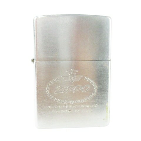 【中古】ジッポー ZIPPO ライター 喫煙具 オイル ロゴ刻印 火花未確認 シルバーカラー /CK37 ■GY18 メンズ レディース 【ベクトル 古着】 2...