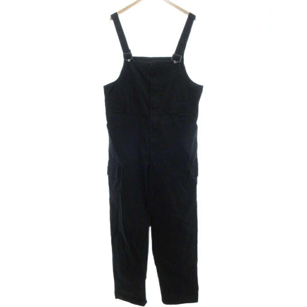 【中古】ビックマック BIGMAC オーバーオール サロペット L 黒 ブラック カーゴポケット /UO ■GY01 メンズ 【ベクトル 古着】 251030