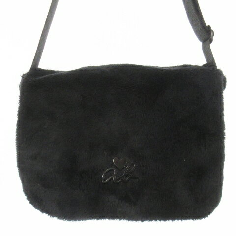 【中古】アニエスベー agnes b. ファーショルダーバッ