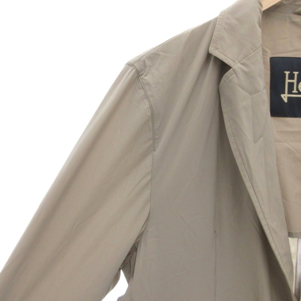 【中古】ヘルノ HERNO 19SS Stretch Nylon Jacket ストレッチ ナイロン ジャケット テーラード 50 グレー GA0069U /FF ■GY19 メンズ 【ベクトル 古着】 251029