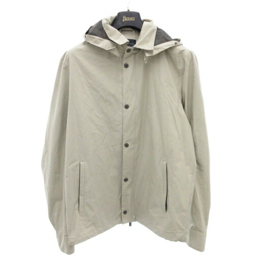 【中古】ヘルノ HERNO Laminar GORE-TEX ラミナー ゴアテックス マウンテン パーカー ジャケット 52 グレー /FF ■GY19 メンズ 【ベクトル 古着】 251029(4)