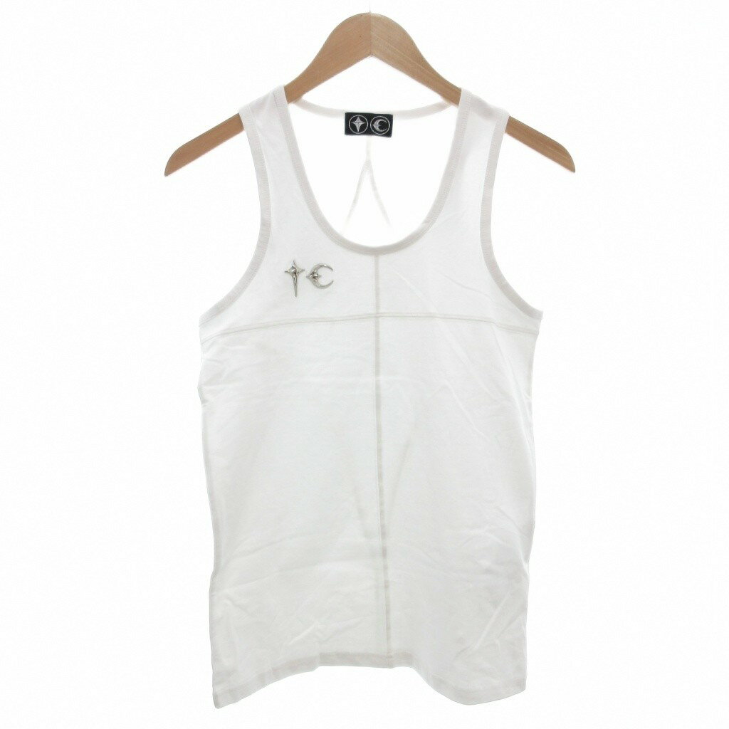 【中古】サグクラブ THUG CLUB タンクトップ 1 クルーネック モチーフ 白 ホワイト /AE ■GY19 メンズ 【ベクトル 古着】 251108