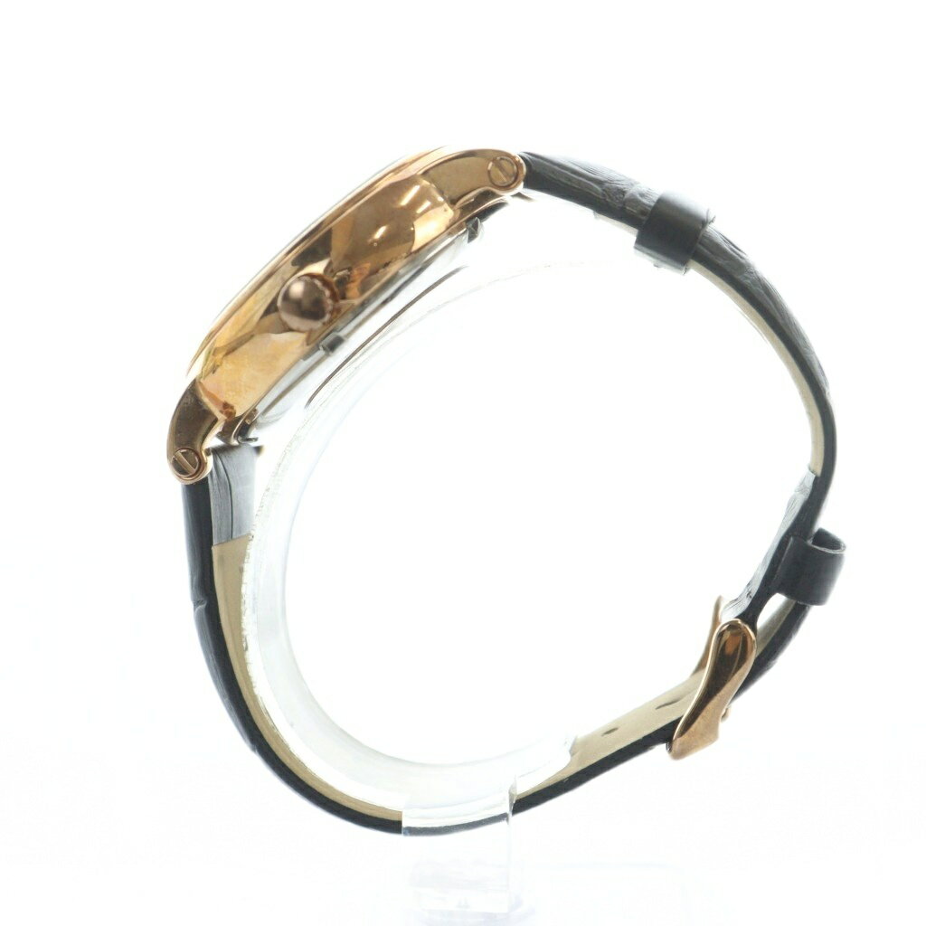 【中古】ゾンネ SONNE ハオリ HAORI KOICHIIWAKI 岩城滉一 コラボ 腕時計 ウォッチ 自動巻き 黒文字盤 クロノグラフ ゴールドカラー 金色 ■GY18 /MQ メンズ 【ベクトル 古着】 251118