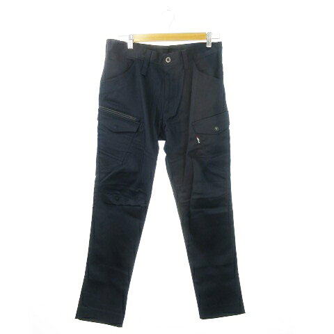 【中古】バートル BURTLE WORK WEAR T/Cストレッチツイル カーゴパンツ ワークパンツ テーパード 切替 ..