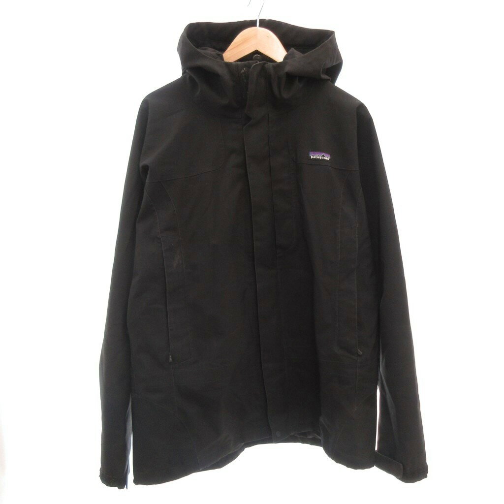 【中古】パタゴニア Patagonia 00s 07年製 ハードシェル ジャケット マウンテン パーカー L 黒 ブラック 84910 /TZ■GY18 メンズ 【ベクトル 古着】 260206