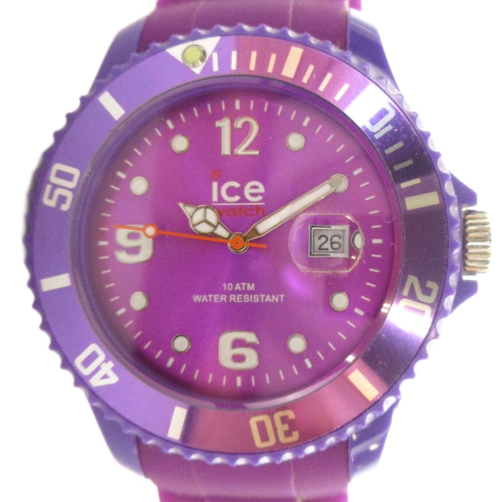 NIXON - 【中古】ICE WATCH アイスウォッチ 腕時計 ウォッチ クォーツ カレンダー付き 紫 ■GY11 /MQ レディース 【ベクトル 古着】 260429