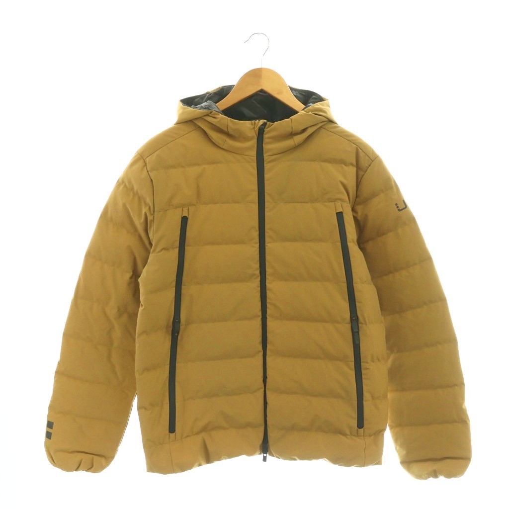 ウーバー UBR TECHNOLOGY+TAILORING OSLO NORWAY ダウンジャケット ジップアップ M ベージュ /HK ■GY12 メンズ  260330