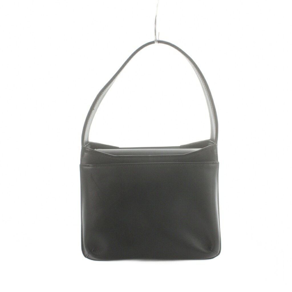 ブランド古着ベクトルプレミアム店の【中古】ジバンシィ GIVENCHY ハンドバッグ トート レザー ロゴ 黒 ブラック ■GY18 /MQ レディース 【ベクトル 古着】 260320｜アングル2