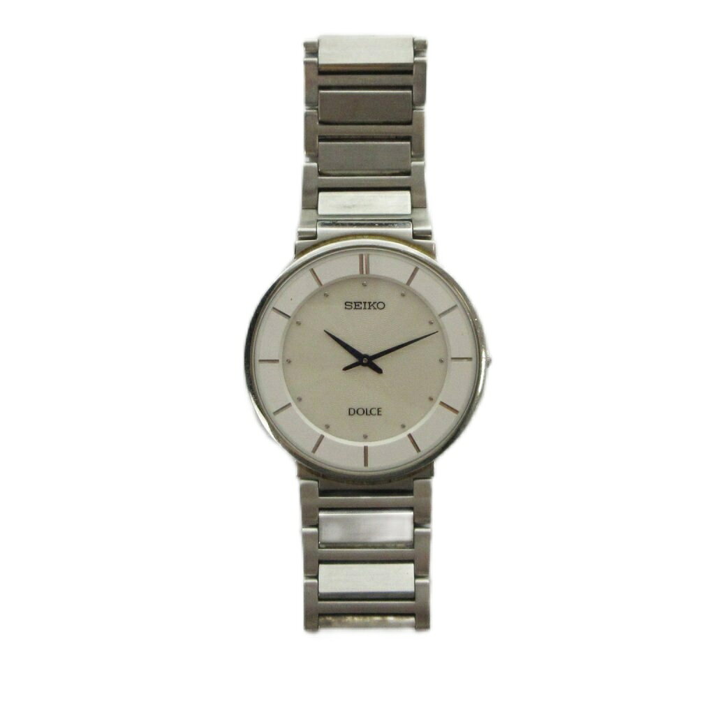 ブランド古着ベクトルプレミアム店の【中古】セイコー SEIKO 4J40-0AC0 腕時計 ウォッチ クォーツ ロゴ シルバー色 ■GY18 /MQ メンズ 【ベクトル 古着】 260424｜アングル2