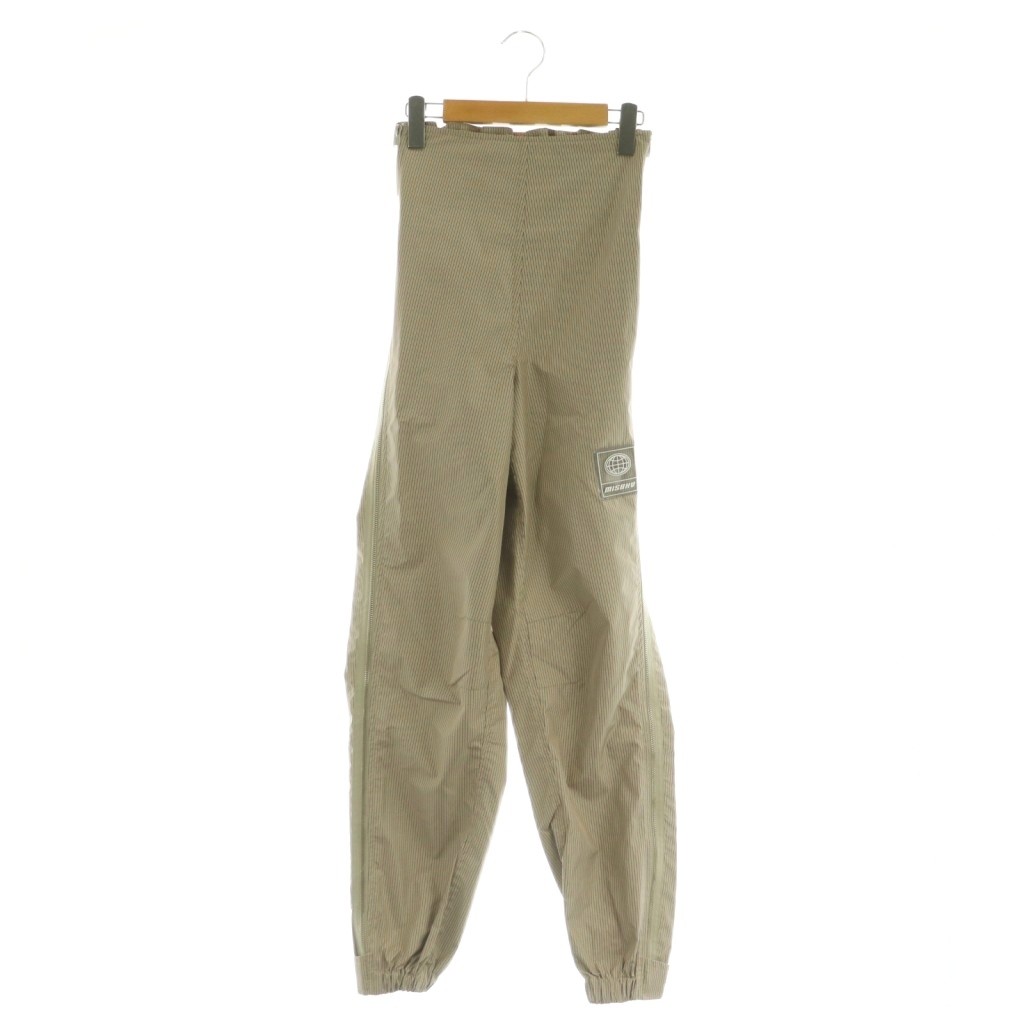 ミスビヘイブ MISBHV Checked Field Pants チェックパンツ ハイウエスト サイドジップ S ベージュ /MY ■OS ■GY18 レディース  260407