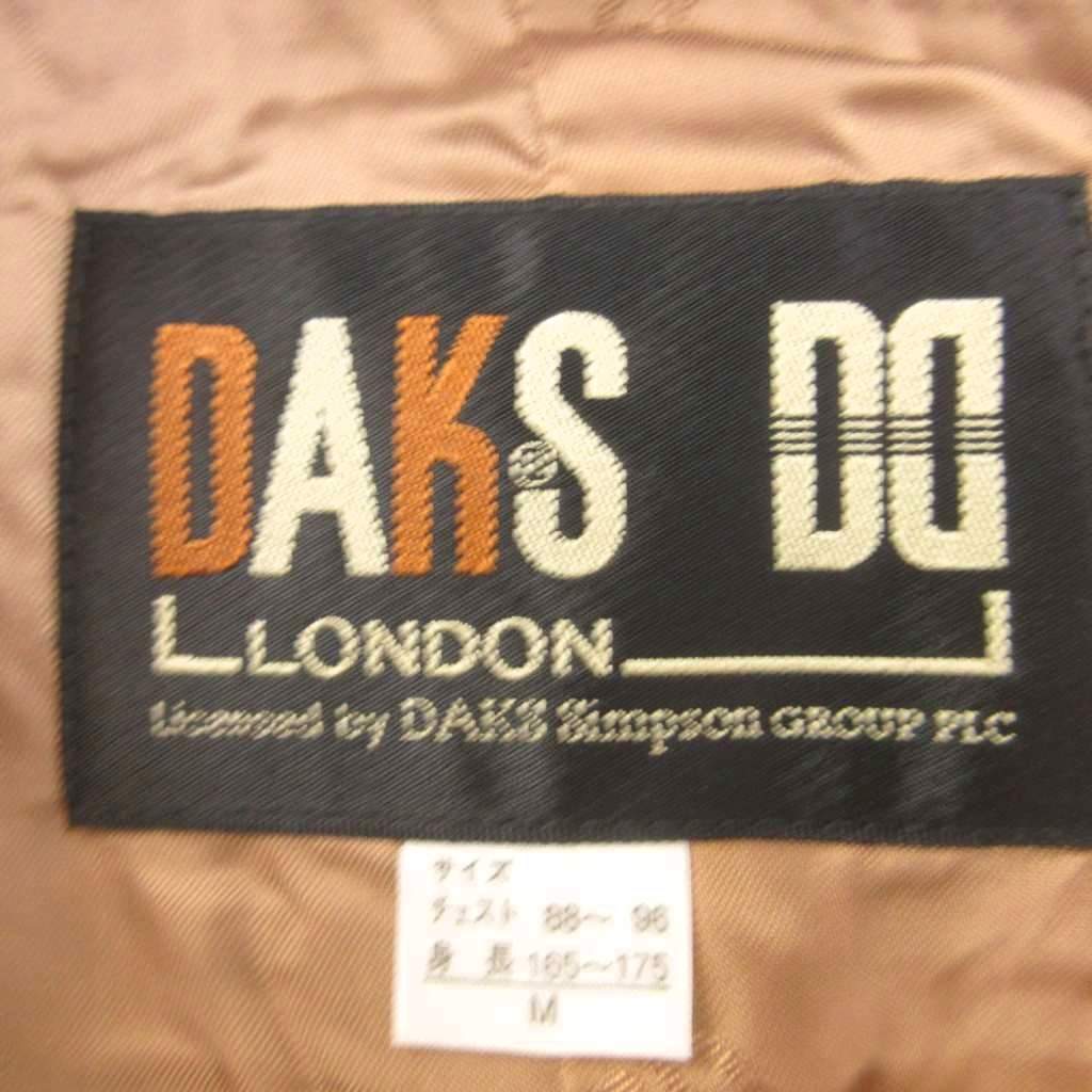 ブランド古着ベクトルプレミアム店の【中古】ダックス DAKS ガウン パジャマ ウール M 緑 グリーン チェック柄 ショールカラー 長袖 /YU ■GY99 メンズ 【ベクトル 古着】 260416｜アングル3