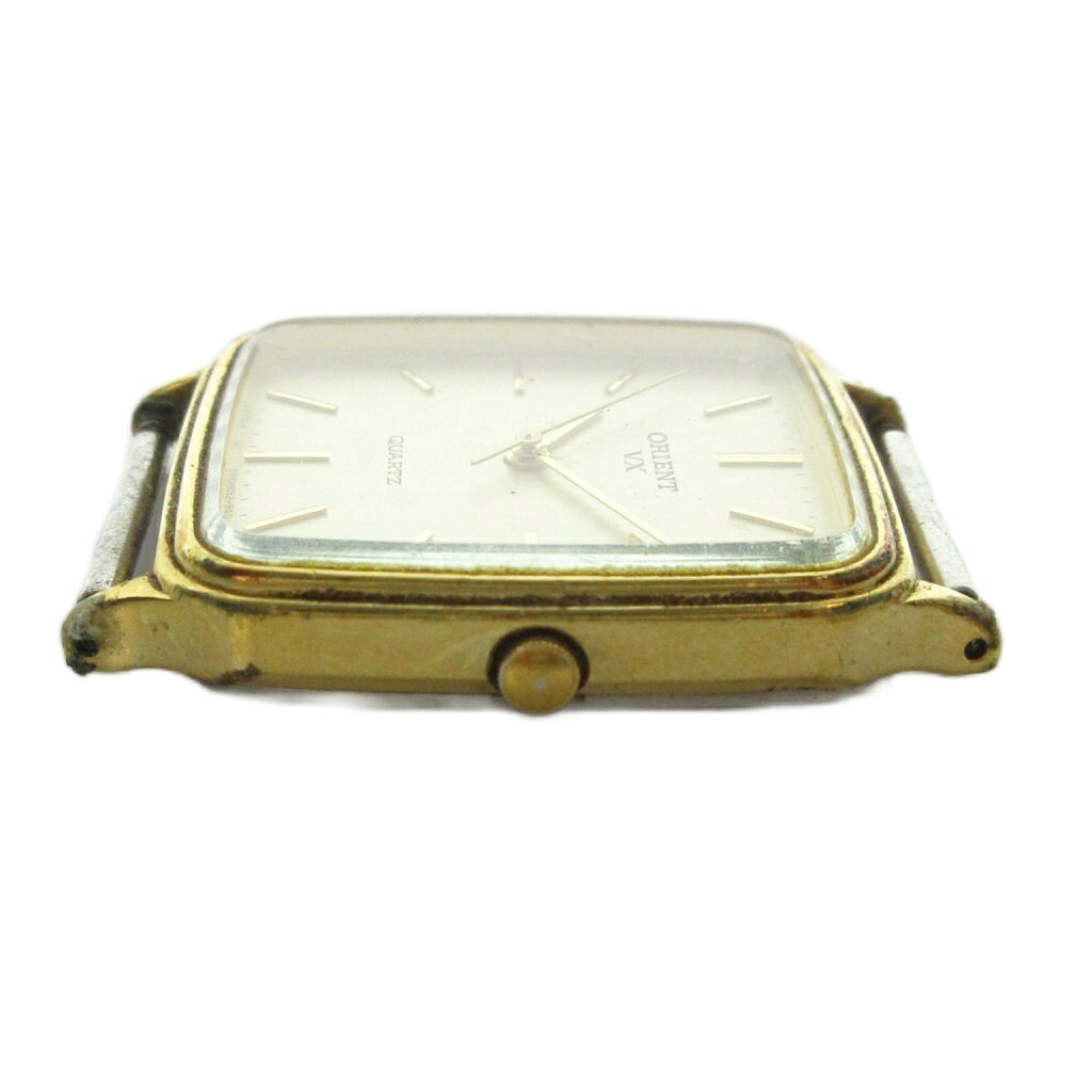 ブランド古着ベクトルプレミアム店の【中古】オリエント ORIENT ジャンク品 58519D12-940 VX 腕時計 ウォッチ ケースのみ クォーツ スクエア ゴールド色 ■GY18 /MQ メンズ 【ベクトル 古着】 260421｜アングル3