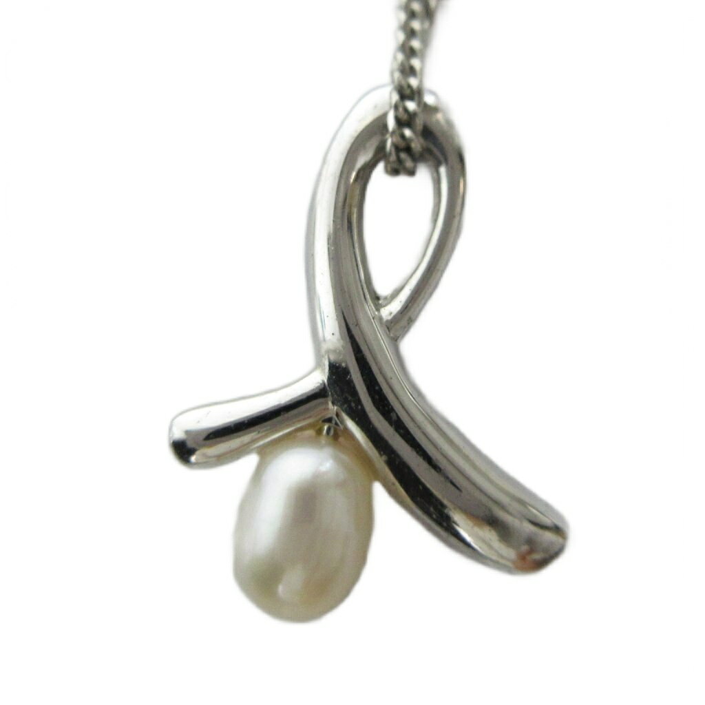 乐天商城 - 【中古】タサキ 田崎 TASAKI ネックレス アクセサリー ペンダント リアルパール 真珠 ロゴ シルバー色 ■GY11 /MQ レディース 【ベクトル 古着】 260421