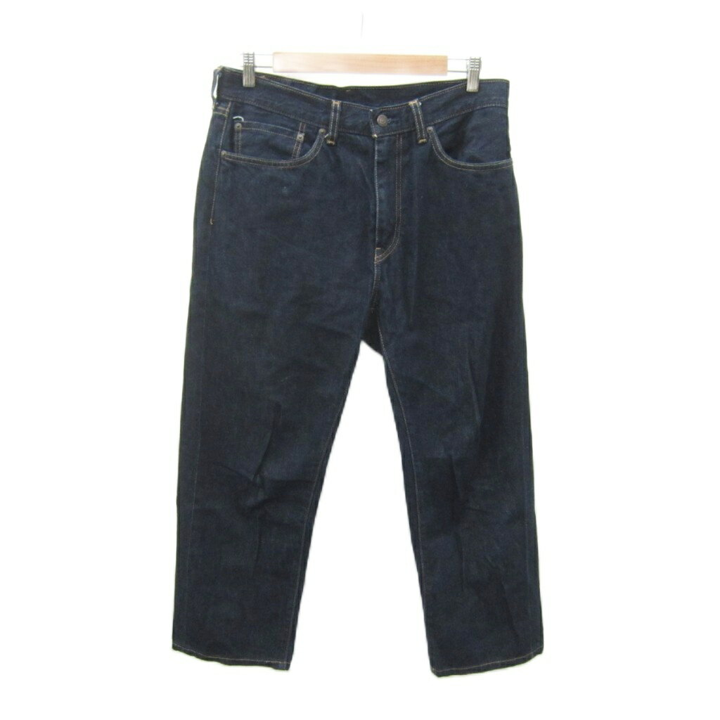 [Used] Levi's Premium Denim Jeans, Tapered Pants, Ankle Length, Size 34, Navy /SY12 ■GY99 Men's [Vector Used Clothing] 260501