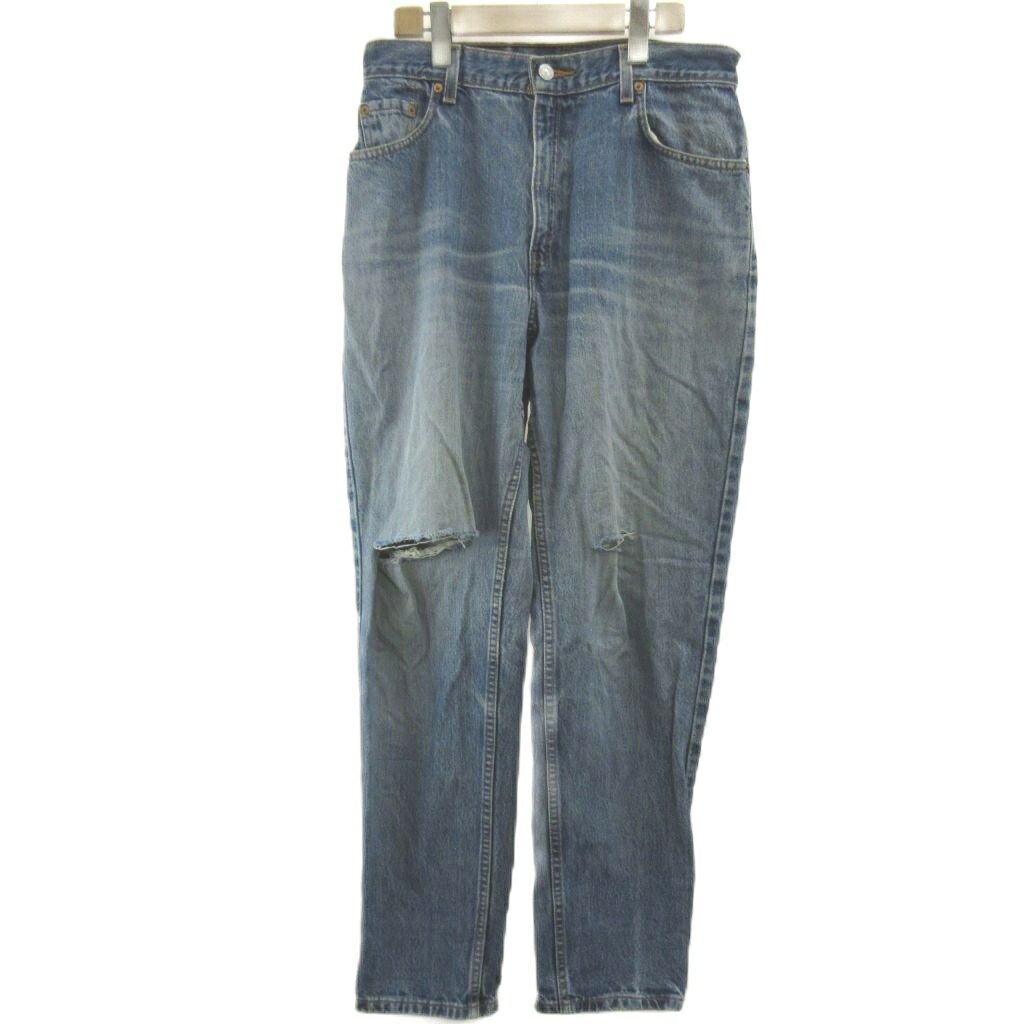 【中古】リーバイス ジーンズ 550 M ダメージ加工 ウォッシュ加工 リラックス・フィット メンズ /AY ■GY99 メンズ 【ベクトル 古着】 260420