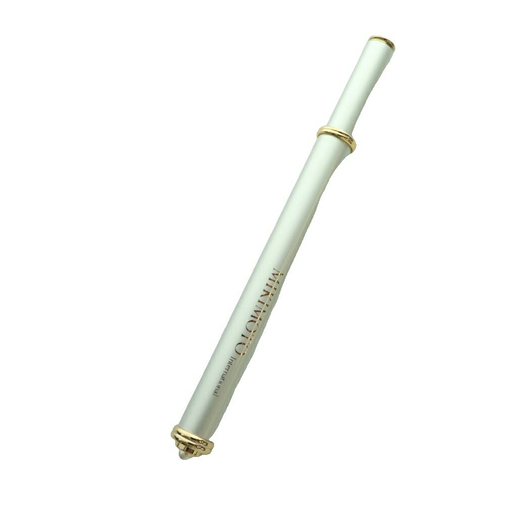 【中古】ミキモト MIKIMOTO 文房具 ボールペン リアルパール 真珠 グレー ゴールドカラー /SS ■OS ■GY18 その他 【ベクトル 古着】 260421