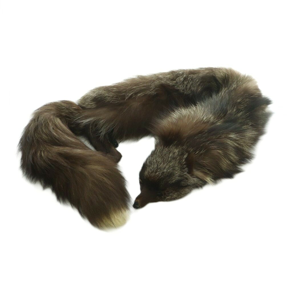 【中古】ノーブランド マフラー フォックスファー 茶 /MI ■GY18 レディース 【ベクトル 古着】 260428