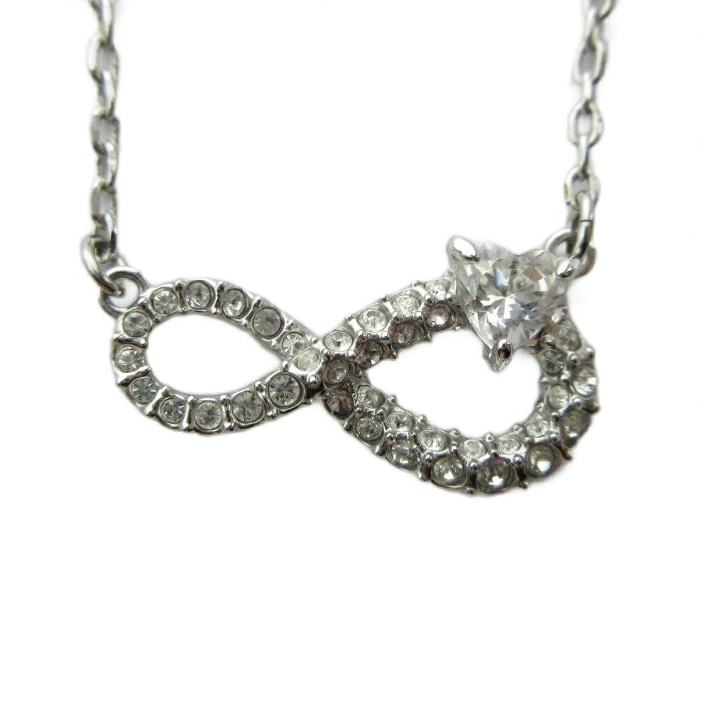 Other - 【中古】スワロフスキー SWAROVSKI ネックレス クリスタル アクセサリー ロゴ シルバー色 ■GY18 /MQ レディース 【ベクトル 古着】 260506