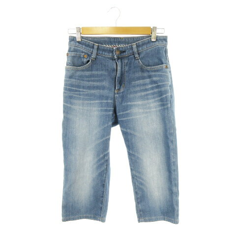 [Used] Edwin 503 Denim Pants Jeans Capri Sabrina Cropped Length Size 28 Blue /AH18 ■GY99 Men's [Vector Used Clothing] 260501