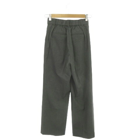 【中古】未使用品 グローバルワーク GLOBAL WORK ウツクシルエット パンツ スラックス XS ダークグレー 無地 プリーツ フルレングス /AH40 ■GY99 レディース 【ベクトル 古着】 260507 vectorpremium-19064291 ブランド古着ベクトルプレミアム店 サンプル画像2