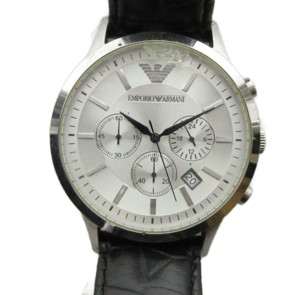 【中古】エンポリオアルマーニ EMPORIO ARMANI AR-2432 腕時計 ウォッチ クォー ...