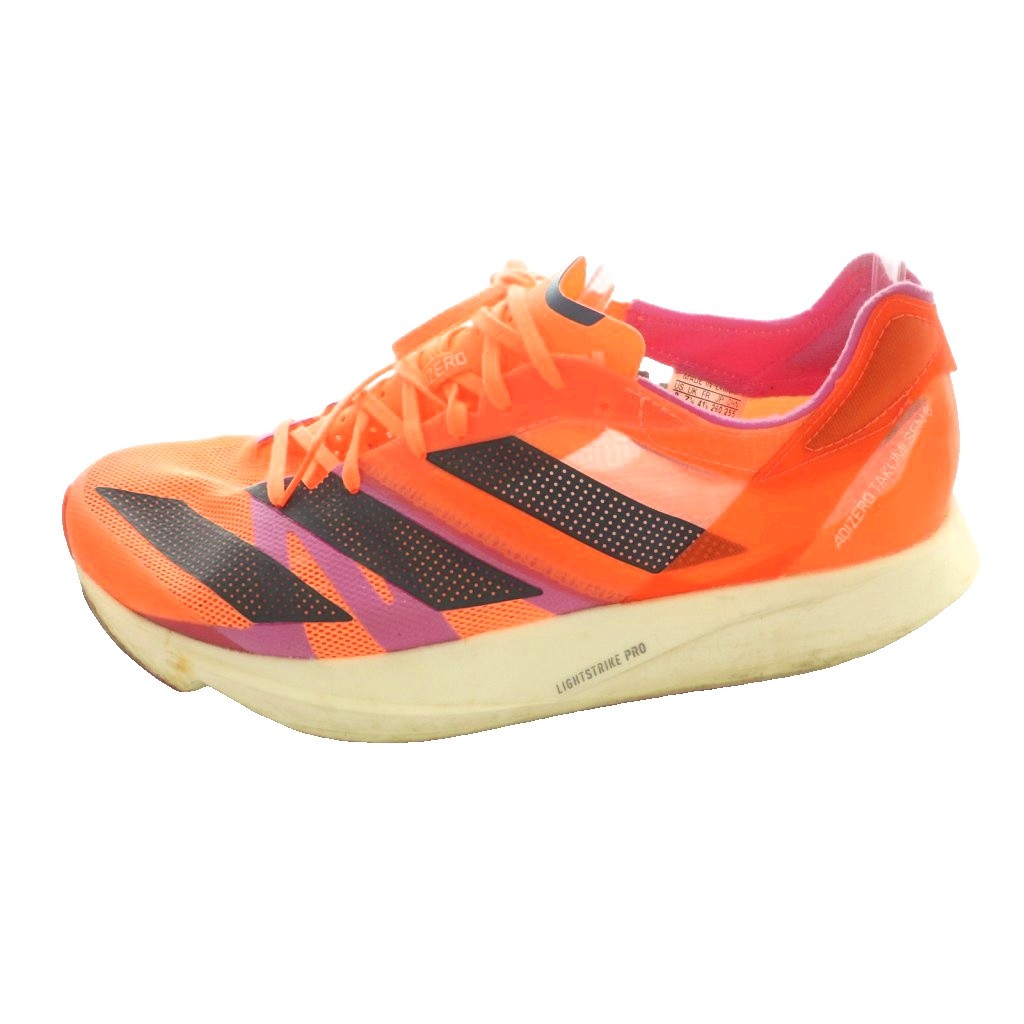【中古】アディダス adidas アディゼロ タクミ セン 8 Adizero Takumi Sen 8 スニーカー ランニングシューズ US8 26cm オレンジ 黒 ブラック /SS ■OS ■GY03 メンズ 【ベクトル 古着】 260507
