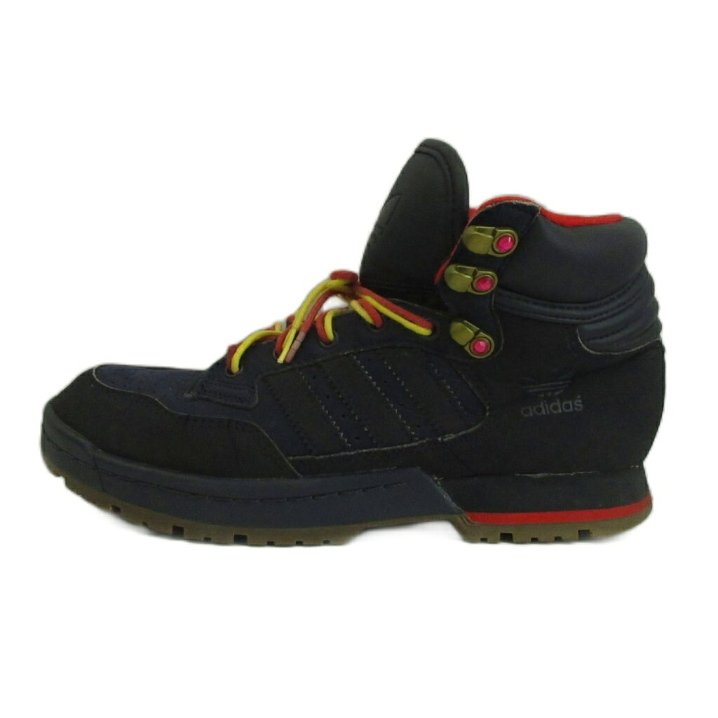 【中古】アディダスオリジナルス adidas originals センテニアル ミッド ブーツ CENTENNIAL MID BT スニーカー レザー ハイカット US8 26cm 紺 ネイビー B34062 /XZ ■GY99 メンズ 【ベクトル 古着】 260519