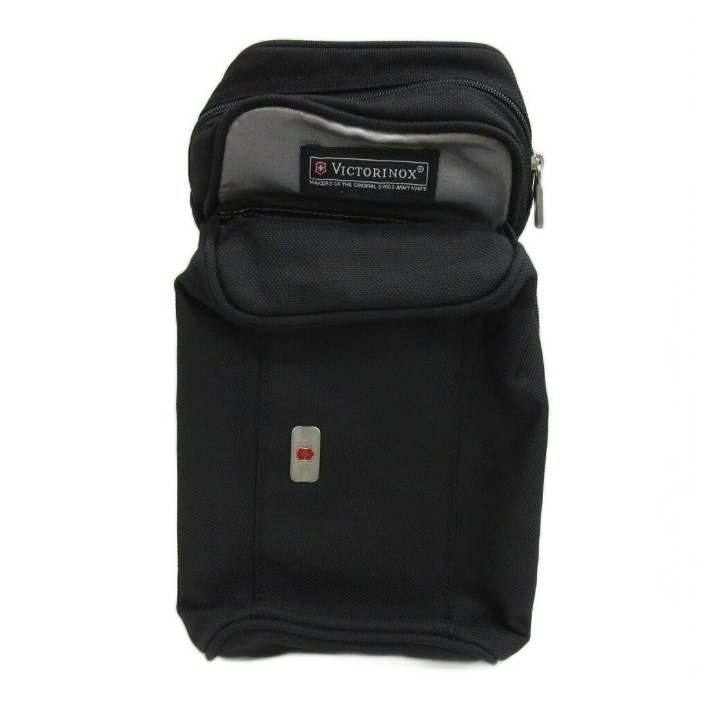 【中古】ビクトリノックス VICTORINOX マルチポーチ 黒 ブラック /YS10 ■GY03 メンズ レディース 【ベクトル 古着】 260522
