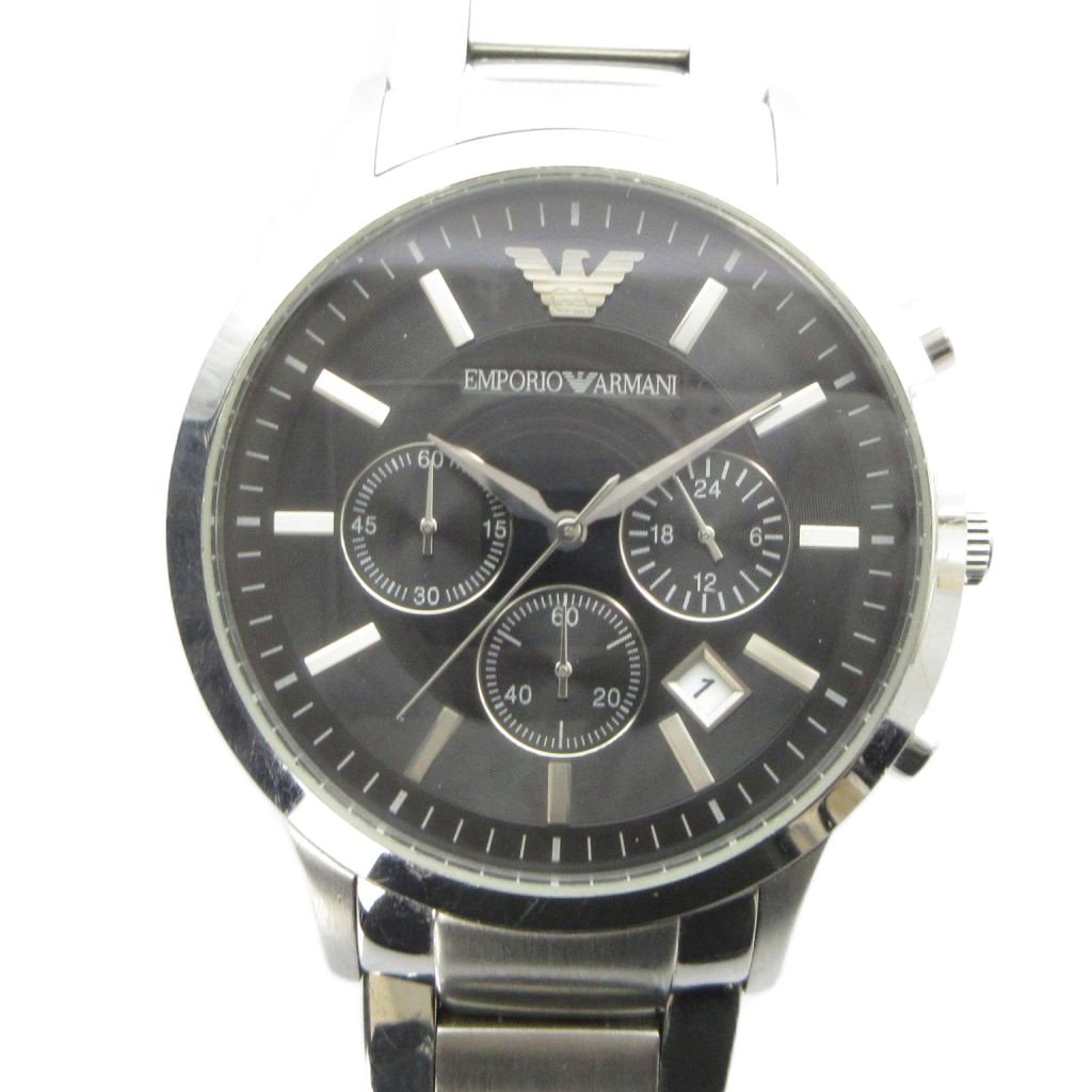 【中古】エンポリオアルマーニ EMPORIO ARMANI AR-2434 腕時計 ウォッチ クォー ...