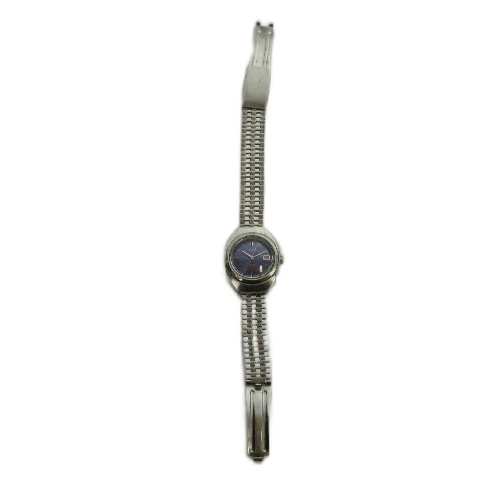 ブランド古着ベクトルプレミアム店の【中古】セイコー SEIKO 2202-0080 special スペシャル 腕時計 ウォッチ 自動巻き カレンダー付き 青文字盤 シルバー色 ■GY18 /MQ レディース 【ベクトル 古着】 260526｜アングル2