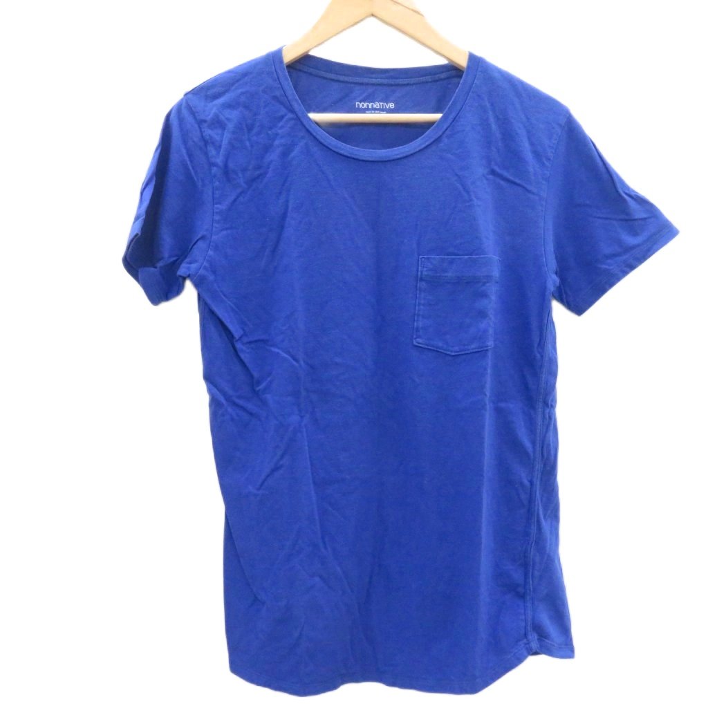 ノンネイティブ nonnative Tシャツ カットソー 青 ブルー 無地 ラウンドネック 半袖 /HO36 ■GY99 メンズ  260529