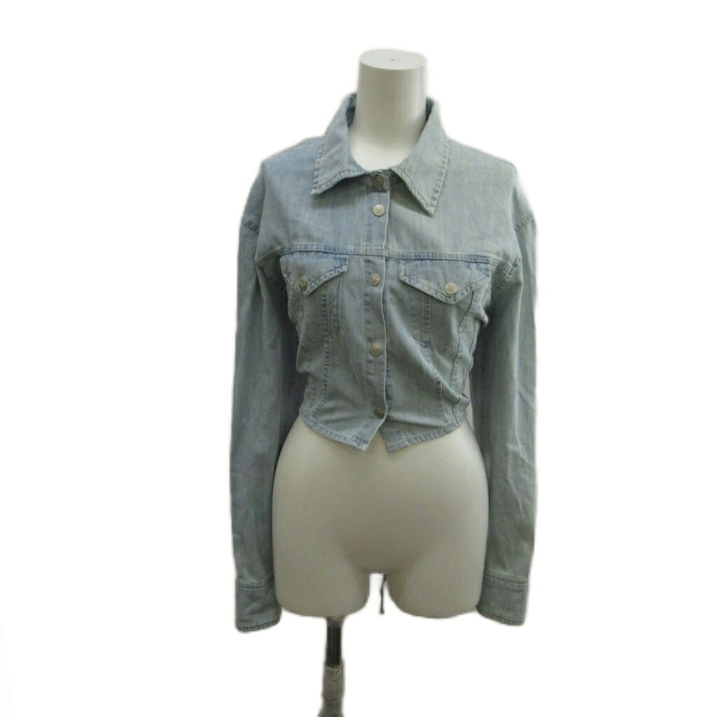 【中古】ザラ ZARA ジャケット 上着 ジージャン S 青 ブルー 無地 長袖 /RN ■GY01 レディース 【ベクトル 古着】 260619 vectorpremium-19210466 ブランド古着ベクトルプレミアム店 パッケージ画像