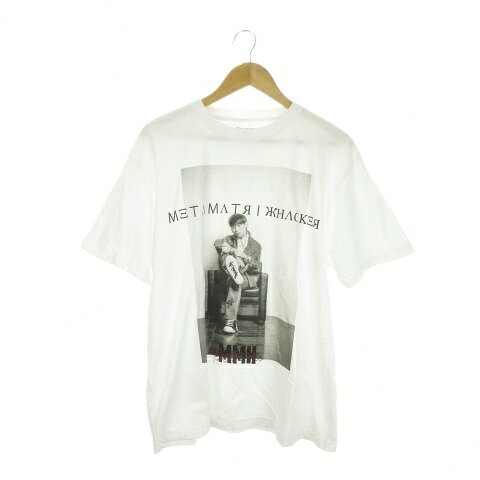 【中古】ビカムツリー BECOME TREE × TAKUYA∞ MMH Photo Tシャツ XL 白 ホワイト プリント 半袖 /AO10 ■GY01 メンズ 【ベクトル 古着】 260623