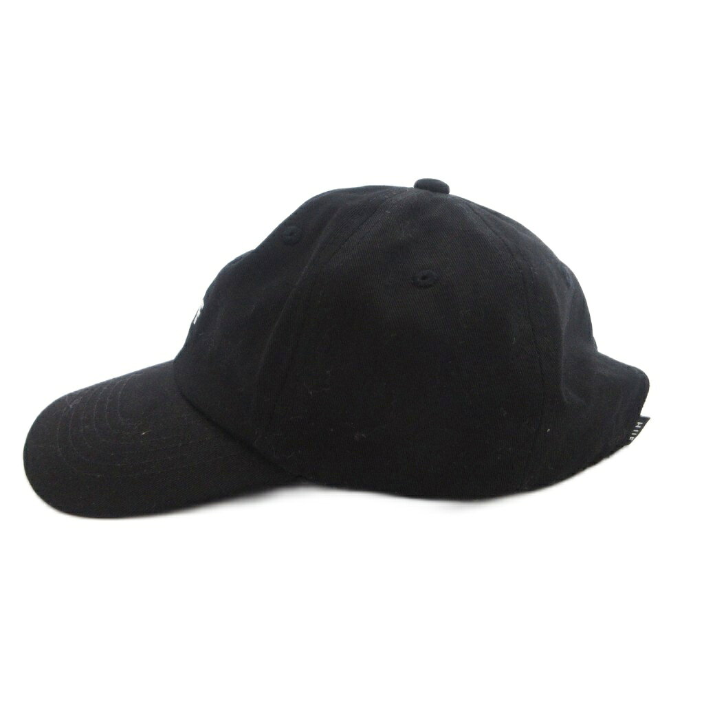ブランド古着ベクトルプレミアム店の【中古】ハフ HUF 帽子 キャップ ロゴ刺繍 バイカラー O/S 黒 ブラック 白 ホワイト /FF ■GY12 メンズ 【ベクトル 古着】 260706｜アングル3
