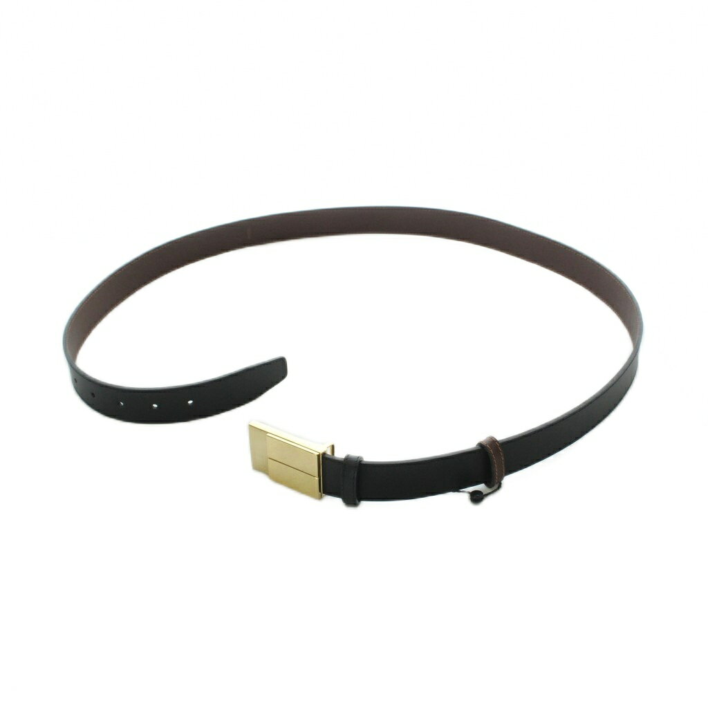 【中古】ダンヒル dunhill ベルト 黒 ブラック バックル式 レザー /RI ■OS ■GY18 ...