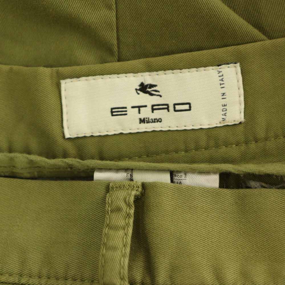 【中古】エトロ ETRO ハーフパンツ ショートパンツ 裏ペイズリー柄 50 カーキ /MY ■OS ■GY18 メンズ 【ベクトル 古着】 260711 vectorpremium-19259877 ブランド古着ベクトルプレミアム店 サンプル画像3