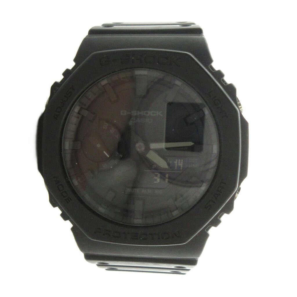 ブランド古着ベクトルプレミアム店の【中古】カシオジーショック CASIO G-SHOCK GA-2100 腕時計 ウォッチ クォーツ アナデジ カレンダー付き 黒 ブラック ■GY18 /MQ メンズ 【ベクトル 古着】 260725｜アングル2