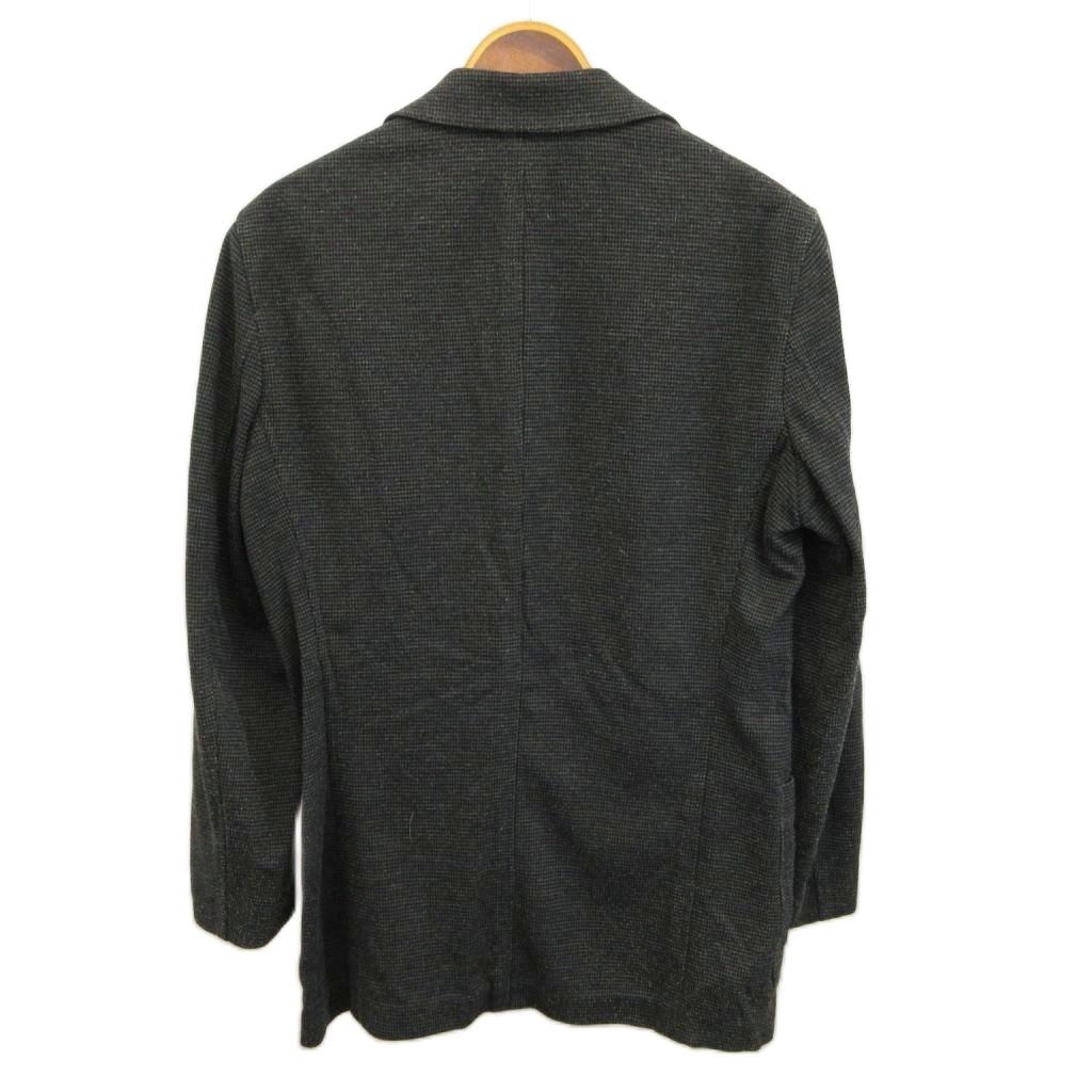 【中古】アルマーニ コレツィオーニ ARMANI COLLEZIONI テーラードジャケット ブレザー シングル 2B 背抜き ノーベント 48 L 黒 ブラック /XZ ■GY18 メンズ 【ベクトル 古着】 260725 vectorpremium-19301805 ブランド古着ベクトルプレミアム店 サンプル画像2