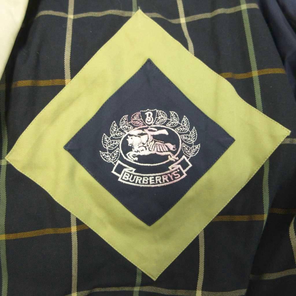 中古 バーバリーズ Burberrys トレンチコート 上着 7AR ライトカーキ グレー ダブルブレスト 裏地チェック柄 長袖 vectorpremium-19324377 ブランド古着ベクトルプレミアム店 サンプル画像3