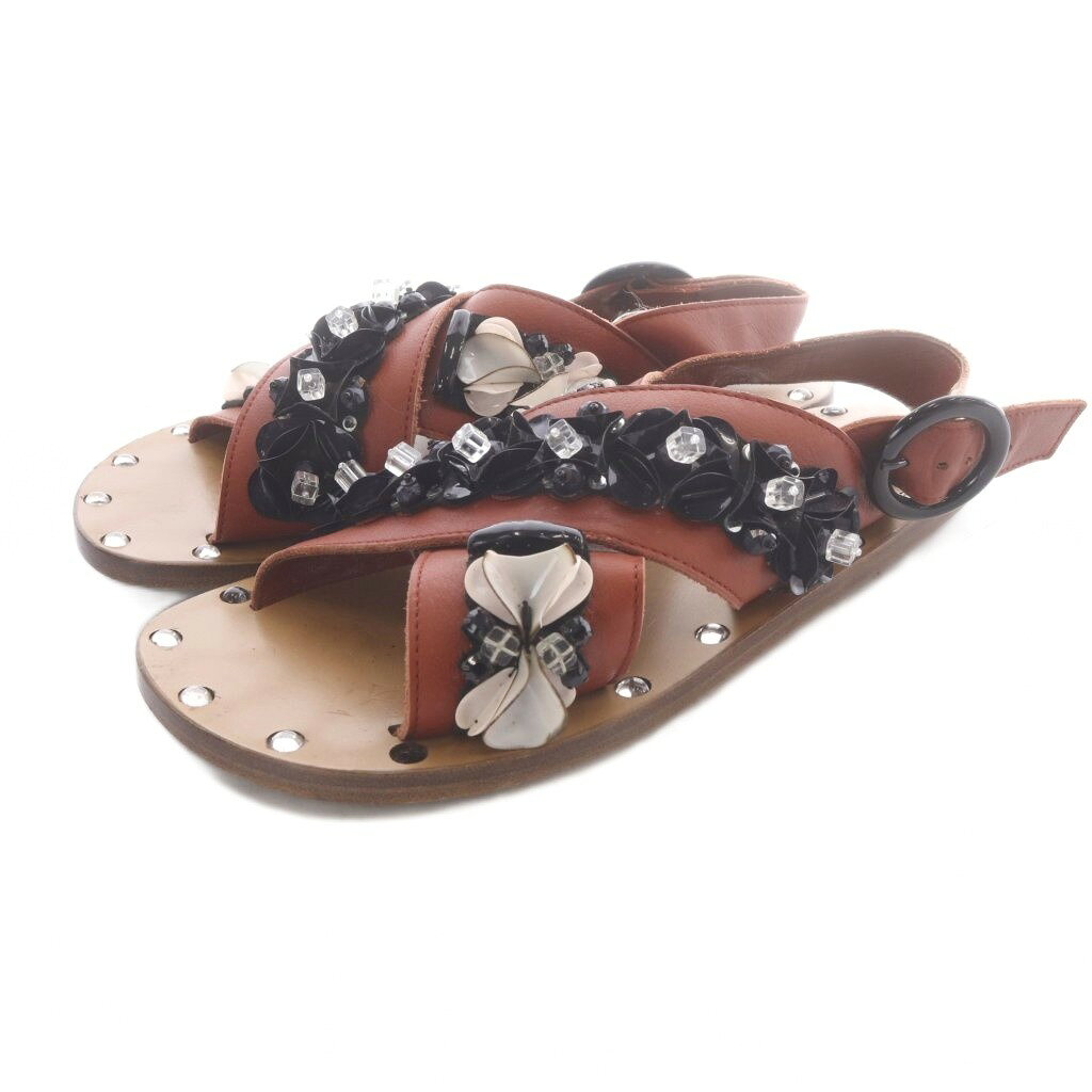 【美品】MARNI 本革 フェルト 36 イタリア製 フリンジサンダル 楽天市場】MARNI（サンダル｜レディース靴）：靴の通販