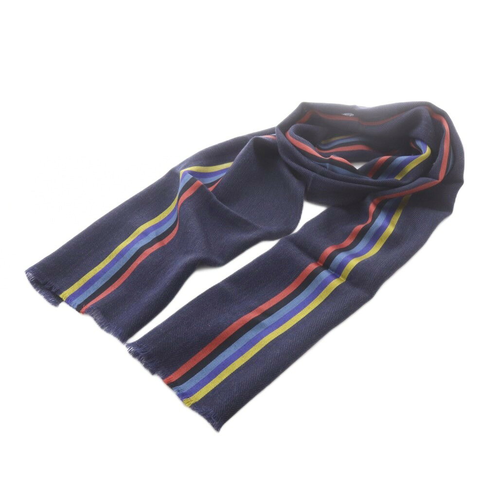 【中古】未使用品 ポールスミス PAUL SMITH スカーフ ストール ネイビー フリンジ 絹 シルク ストライプ /RI ■OS ■GY18 メンズ 【ベクトル 古着】 260810ブランドポールスミス PAUL SMITH実寸サイズ全長（フリンジ含まず）：183cm　幅：30.5cm　　素材ウール、シルク色ネイビー状態未使用品です。 ※未使用品・新品同様の商品ではございますが、一度は一般の方の手に渡り、個人で保管されていた商品です。また、保管・陳列時の薄いスレなど微細な状態変化が見られる場合がございます。ご理解の上ご購入ください。付属品付属品なし備考品番 ATPC/454D/S842商品のお問い合わせの回答を休止しております。＊各商品ページの商品詳細等をご確認の上ご購入ください。【中古】未使用品 ポールスミス PAUL SMITH スカーフ ストール ネイビー フリンジ 絹 シルク ストライプ /RI ■OS ■GY18 メンズ 【ベクトル 古着】 260810状態ランク　”S”詳細については、下記および「状態ランクについて」ページをご覧ください。未使用・新品の商品ほぼ新品同様の商品使用感が少なく、かなり状態の良い商品使用感はあるが、傷や汚れの少ない商品使用感の他、傷や汚れが見られる商品かなり大きな傷みがある難あり商品※S〜CランクはUSED品となりますので、使用感をご理解の上でご入札下さい。状態ランクについてinformationブランドポールスミス PAUL SMITH実寸サイズ全長（フリンジ含まず）：183cm　幅：30.5cm　　素材ウール、シルク色ネイビー状態未使用品です。 ※未使用品・新品同様の商品ではございますが、一度は一般の方の手に渡り、個人で保管されていた商品です。また、保管・陳列時の薄いスレなど微細な状態変化が見られる場合がございます。ご理解の上ご購入ください。付属品付属品なし備考品番 ATPC/454D/S842商品のお問い合わせの回答を休止しております。＊各商品ページの商品詳細等をご確認の上ご購入ください。本商品は一点物です他サイトや店舗にて販売している商品です。多少のお時間差にて欠品になることもございます。予めご了承頂ますようお願い致します。ベクトル・サイズガイドはこちらこの商品と同じブランドの商品を見る