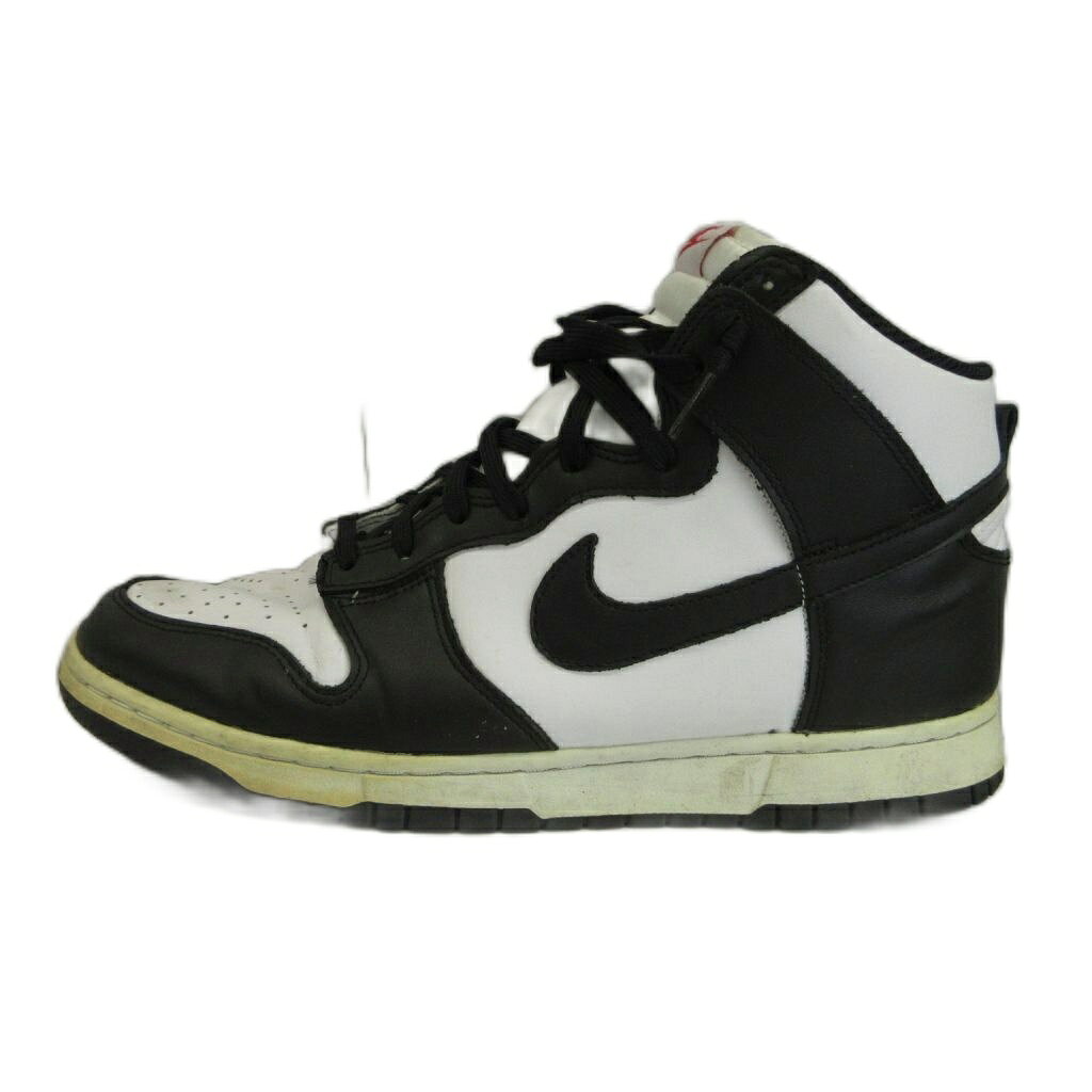 ナイキ NIKE ウィメンズ ダンク ハイ ブラック アンド ホワイト Womens Dunk High Black and White スニーカー レザー ハイカット US11.5 28.5cm 黒 ブラック 白 ホワイト DD1869-103 /XZ ■GY74 レディース 260809