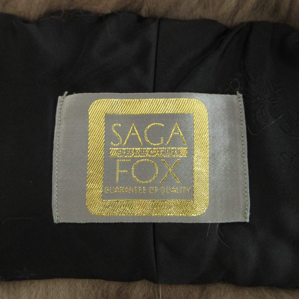 【中古】サガフォックス SAGA FOX 金サガ ティペット マフラー 毛皮 フォックスフ...