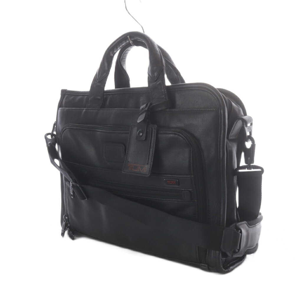 【中古】トゥミ TUMI ブリーフケース 書類かばん ショルダーバッグ 2way ロゴ 黒 ...