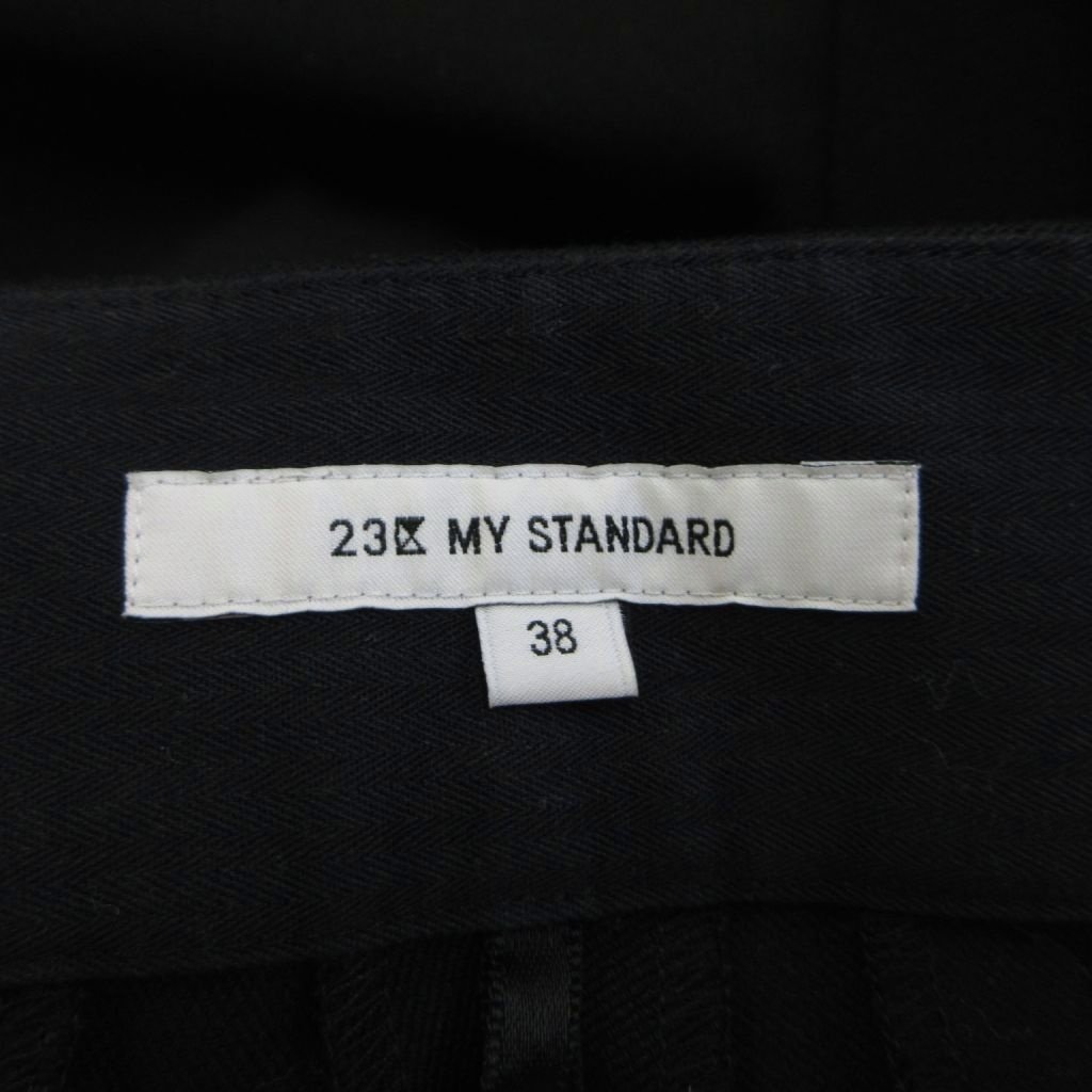 【中古】23区 オンワード樫山 テーパードパンツ ボトムス 38 黒 ブラック /SH ■GY レディース 【ベクトル 古着】 260911 vectorpremium-19424305 ブランド古着ベクトルプレミアム店 サンプル画像3