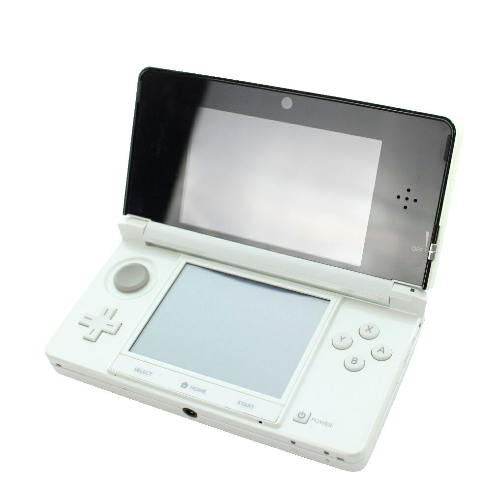 【中古】任天堂 CTR-001 ニンテンドー 3DS 本体 ゲーム機 ロゴ 初期化・動作確認済 白 ホワイト ■GY18 /MQ 【ベクトル 古着】 260924表記サイズ実寸サイズをご参考ください。実寸サイズ約7.5×13.5cm　素材※詳細不明のため掲載の写真をご確認いただいた上でご検討ください。色白 ホワイト状態タッチペン欠品、全体に黄ばみや傷がございますが、その他に目立ったダメージはなく、問題なくご使用いただける商品です。 ※あくまでも中古品ですので掲載写真や記載内容をご確認いただき、ご理解の上ご購入ください。付属品充電器 SDカード備考型番 CTR-001 動作確認済 技適マーク確認済み 届出事業者名：HOSIDEN PSマークの種類：PSE商品のお問い合わせの回答を休止しております。＊各商品ページの商品詳細等をご確認の上ご購入ください。【中古】任天堂 CTR-001 ニンテンドー 3DS 本体 ゲーム機 ロゴ 初期化・動作確認済 白 ホワイト ■GY18 /MQ 【ベクトル 古着】 260924状態ランク　”AB”詳細については、下記および「状態ランクについて」ページをご覧ください。未使用・新品の商品ほぼ新品同様の商品使用感が少なく、かなり状態の良い商品使用感はあるが、傷や汚れの少ない商品使用感の他、傷や汚れが見られる商品かなり大きな傷みがある難あり商品※S〜CランクはUSED品となりますので、使用感をご理解の上でご入札下さい。状態ランクについてinformation表記サイズ実寸サイズをご参考ください。実寸サイズ約7.5×13.5cm　素材※詳細不明のため掲載の写真をご確認いただいた上でご検討ください。色白 ホワイト状態タッチペン欠品、全体に黄ばみや傷がございますが、その他に目立ったダメージはなく、問題なくご使用いただける商品です。 ※あくまでも中古品ですので掲載写真や記載内容をご確認いただき、ご理解の上ご購入ください。付属品充電器 SDカード備考型番 CTR-001 動作確認済 技適マーク確認済み 届出事業者名：HOSIDEN PSマークの種類：PSE商品のお問い合わせの回答を休止しております。＊各商品ページの商品詳細等をご確認の上ご購入ください。本商品は一点物です他サイトや店舗にて販売している商品です。多少のお時間差にて欠品になることもございます。予めご了承頂ますようお願い致します。ベクトル・サイズガイドはこちらこの商品と同じブランドの商品を見る