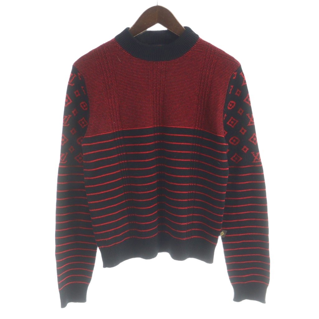 【中古】ルイヴィトン LOUIS VUITTON ニット セーター 長袖 カシミヤ ウール混 モノグラム M 黒 ブラック 赤 レッド FJKL08XZN /MW ■GY18 レディース 【ベクトル 古着】 260223ブランドルイヴィトン LOUIS VUITTON表記サイズM実寸サイズ肩幅：39.5cm　身幅：43.5cm　着丈：53.5cm　袖丈：61.5cm　　素材カシミヤ、ウール色黒 ブラック 赤 レッド 状態左脇付近の袖と左袖口付近に小穴がございますが、、その他に目立ったダメージはなく、問題なくご使用いただける商品です。 ※あくまでも中古品ですので掲載写真や記載内容をご確認いただき、ご理解の上ご購入ください。備考品番 FJKL08XZN ルイ・ヴィトンジャパン（株）商品のお問い合わせの回答を休止しております。＊各商品ページの商品詳細等をご確認の上ご購入ください。【中古】ルイヴィトン LOUIS VUITTON ニット セーター 長袖 カシミヤ ウール混 モノグラム M 黒 ブラック 赤 レッド FJKL08XZN /MW ■GY18 レディース 【ベクトル 古着】 260223状態ランク　”A”詳細については、下記および「状態ランクについて」ページをご覧ください。未使用・新品の商品ほぼ新品同様の商品使用感が少なく、かなり状態の良い商品使用感はあるが、傷や汚れの少ない商品使用感の他、傷や汚れが見られる商品かなり大きな傷みがある難あり商品※S〜CランクはUSED品となりますので、使用感をご理解の上でご入札下さい。状態ランクについてinformationブランドルイヴィトン LOUIS VUITTON表記サイズM実寸サイズ肩幅：39.5cm　身幅：43.5cm　着丈：53.5cm　袖丈：61.5cm　　素材カシミヤ、ウール色黒 ブラック 赤 レッド 状態左脇付近の袖と左袖口付近に小穴がございますが、、その他に目立ったダメージはなく、問題なくご使用いただける商品です。 ※あくまでも中古品ですので掲載写真や記載内容をご確認いただき、ご理解の上ご購入ください。備考品番 FJKL08XZN ルイ・ヴィトンジャパン（株）商品のお問い合わせの回答を休止しております。＊各商品ページの商品詳細等をご確認の上ご購入ください。本商品は一点物です他サイトや店舗にて販売している商品です。多少のお時間差にて欠品になることもございます。予めご了承頂ますようお願い致します。ベクトル・サイズガイドはこちらこの商品と同じブランドの商品を見る
