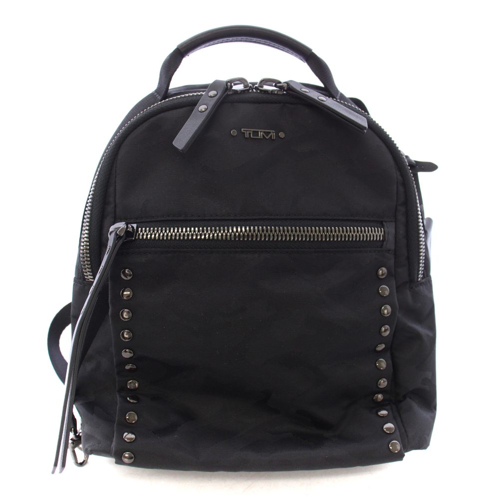 トゥミ TUMI Voyageur ウィットニー Witney リュック デイパック スタッズ カモフラ 迷彩柄 黒 ブラック 196337CMD /TK ■GY11 レディース  260424