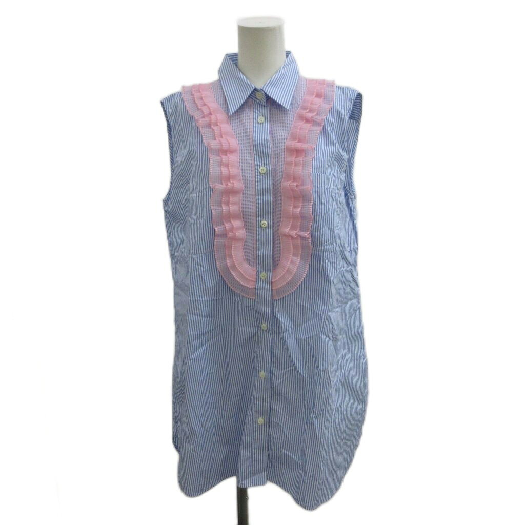【中古】プラダ PRADA シャツ ブラウ�
